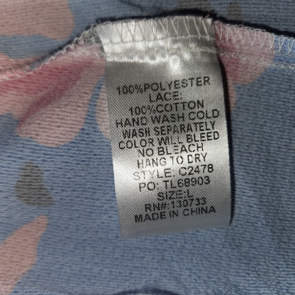 NWOT UMGEE Floral Shift Dress Women's SZ LG - Picture 9 of 9